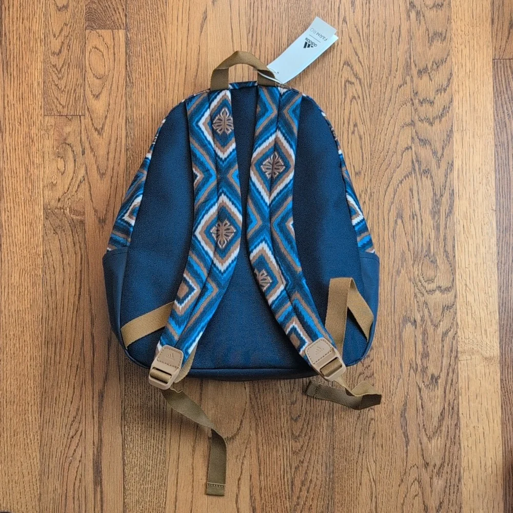 NWT FARM Rio Adidas Collaboration Backpack Abstract Geometric Print Colorful Bag
